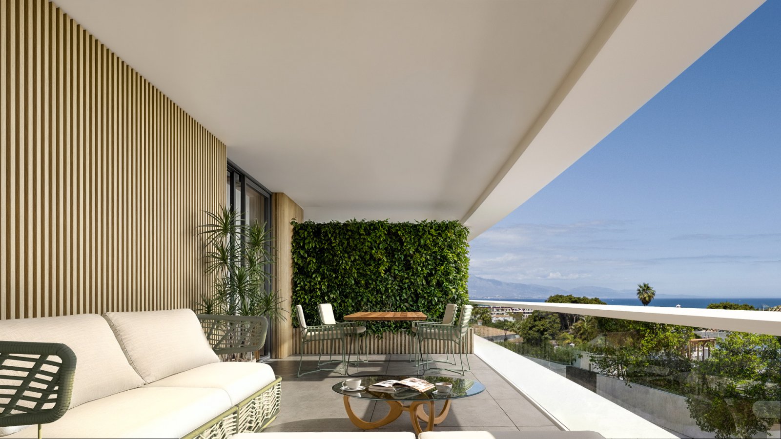 Moderne Apartments am Meer, Garten und Pool, Manilva