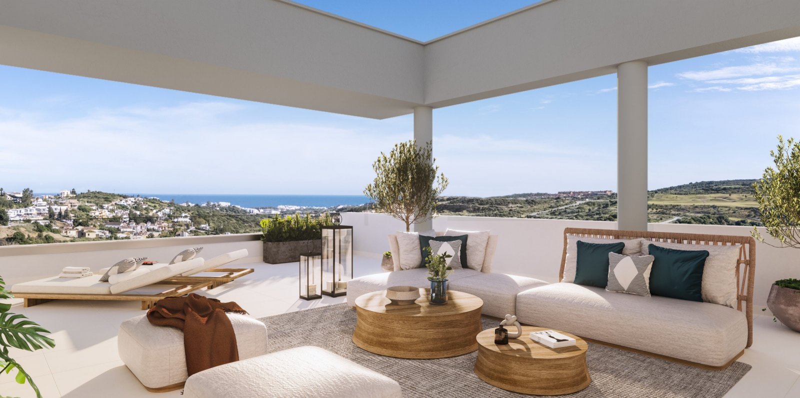 Moderne Apartments am Meer, Aussicht, Pool, Estepona