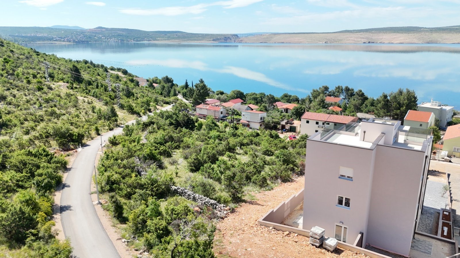 Modernes Apartment mit privatem Garten und Meerblick, Seline, Starigrad, Kroatien