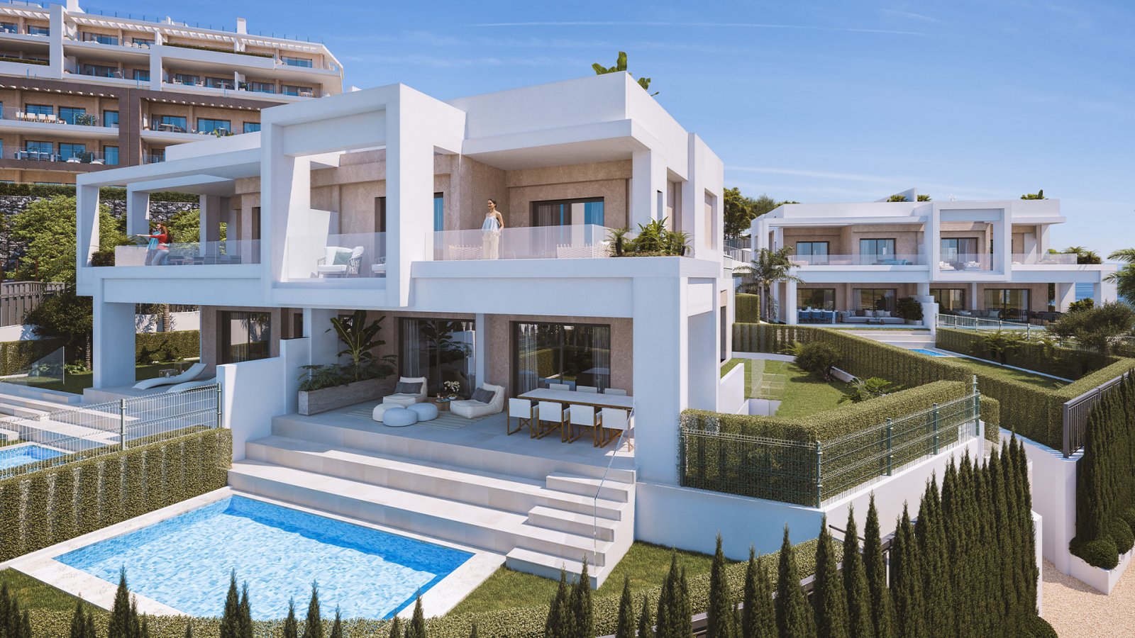 Luxusapartments mit Meerblick, Estepona, Costa del Sol