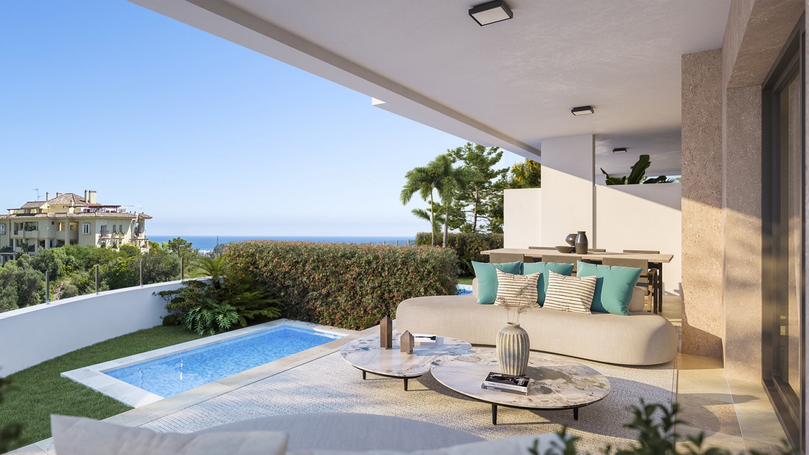 Luxusapartments mit Meerblick, Costa del Sol, Estepona