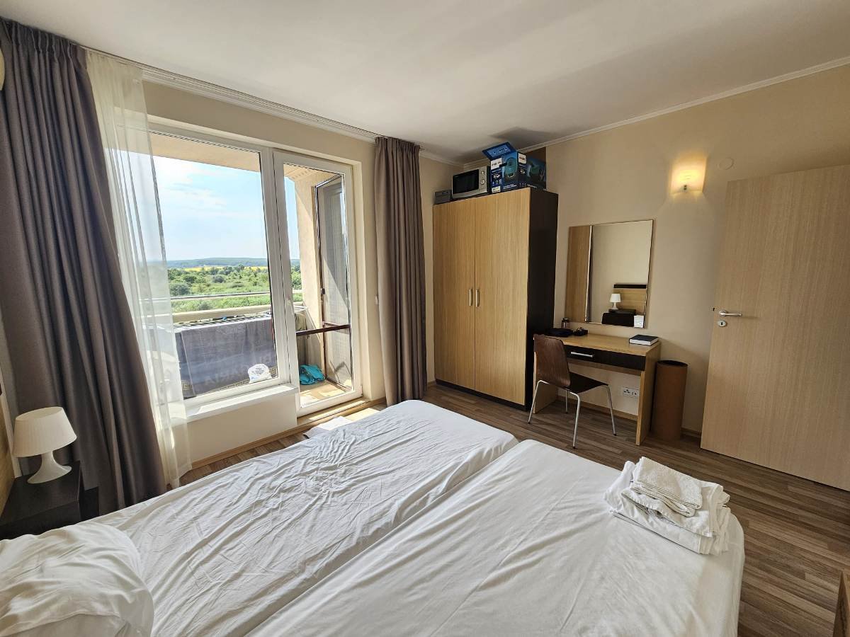 Appartamento di 4 stanze con vista mare e piscina nel complesso Obzor Beach Resort, Obzor, Bulgaria