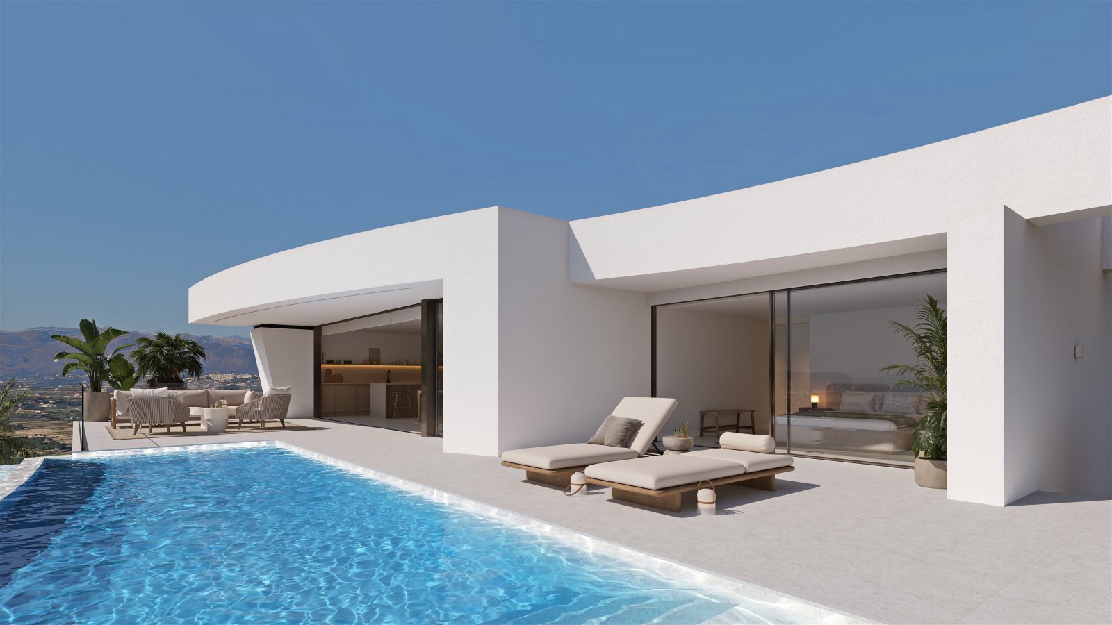 Elegante Villa mit Meerblick, Cumbre del Sol, Benitachell