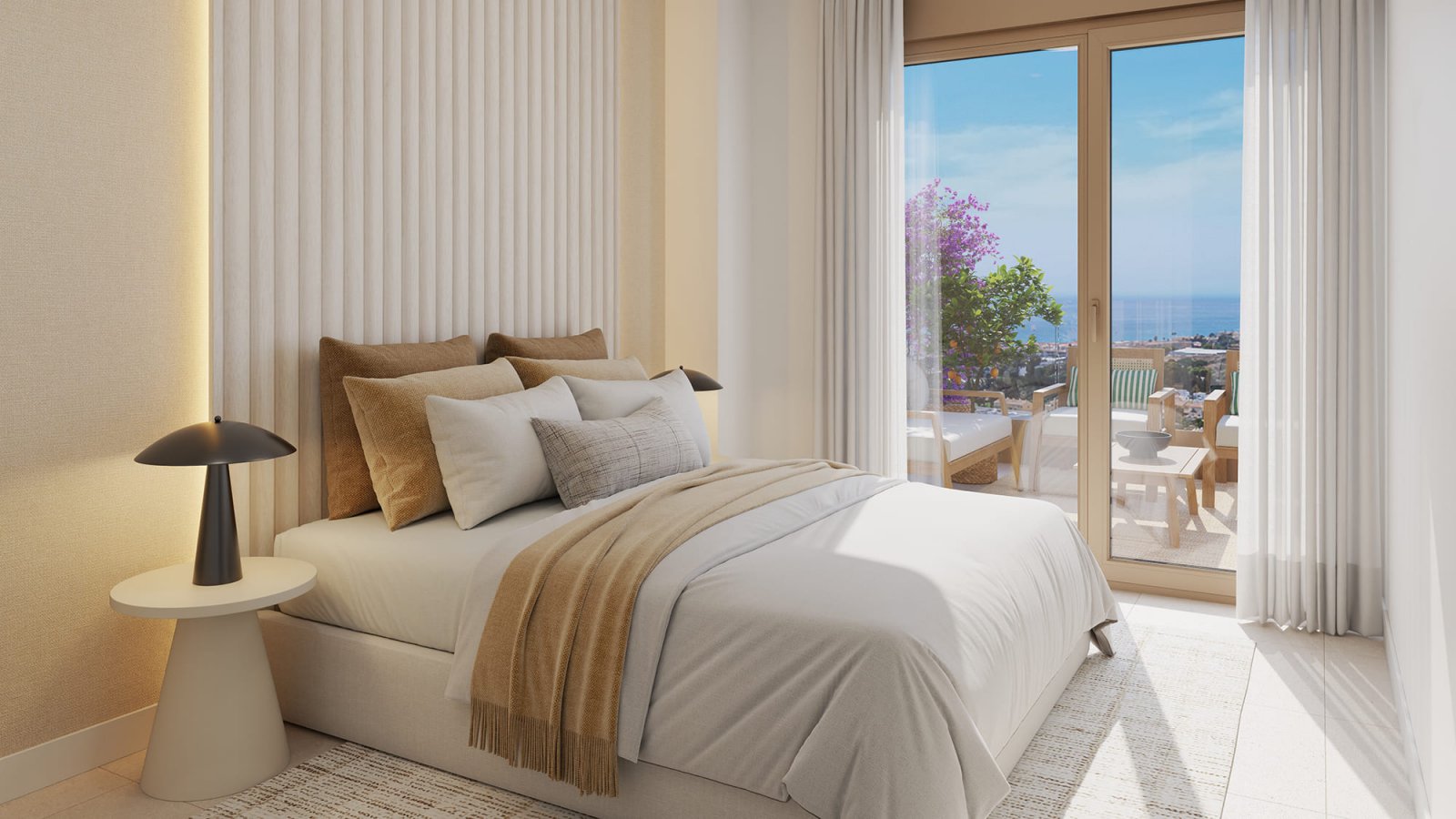 Moderne Apartments mit Meerblick, Las Lagunas de Mijas