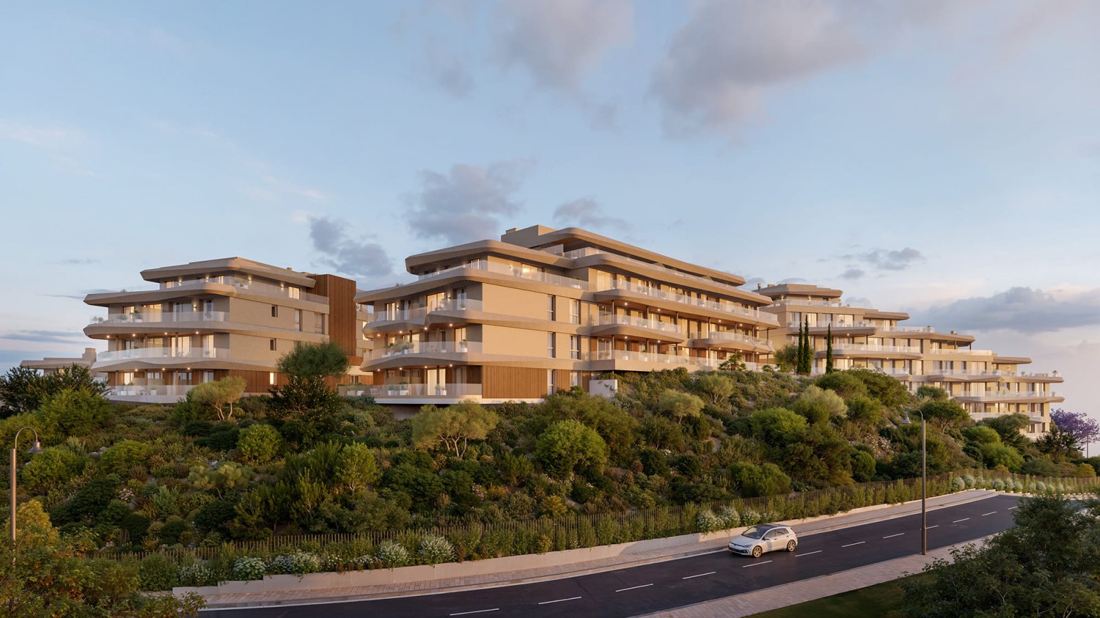 Moderne Apartments mit Meerblick, Las Lagunas de Mijas