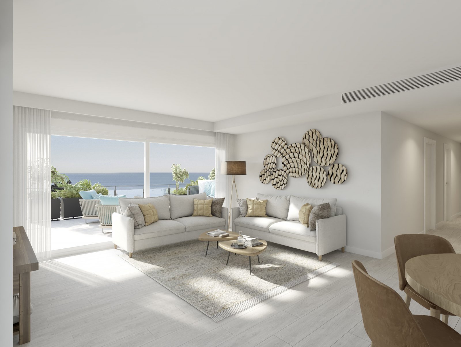 Elegantes Apartment mit Meerblick, Calahonda