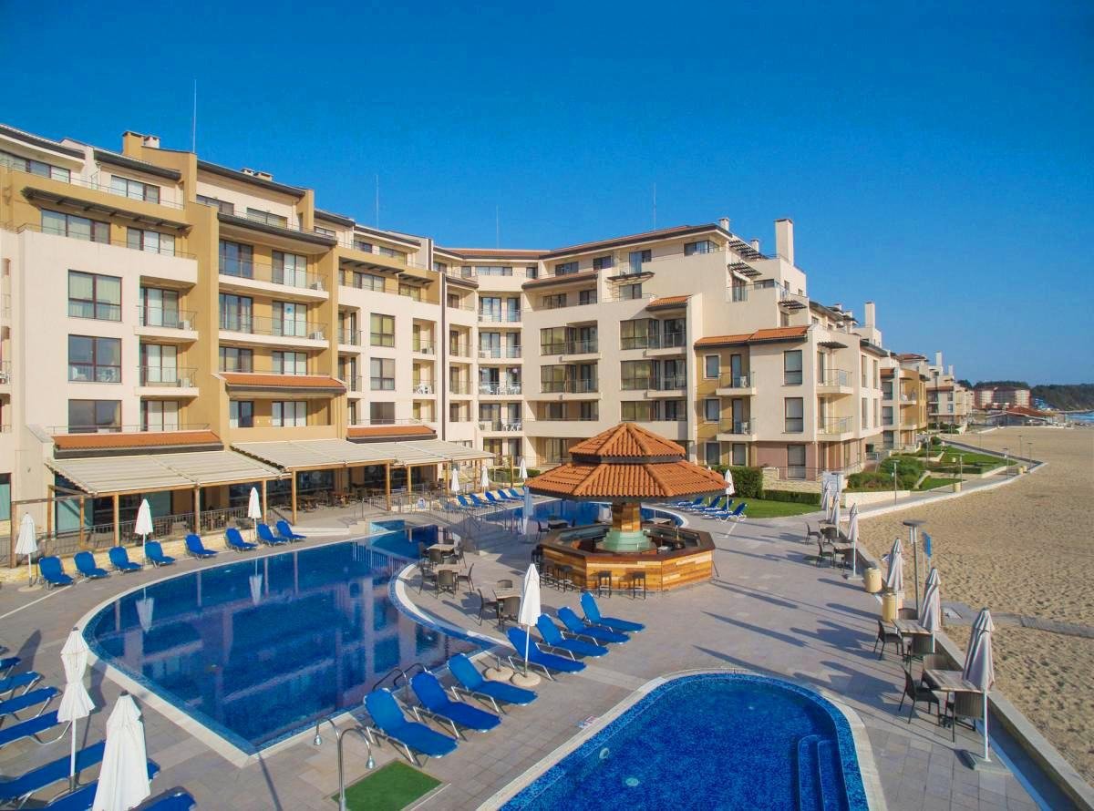 2 Zimmer Wohnung mit direktem Meerblick Obzor Beach Resort Obzor Bulgarien