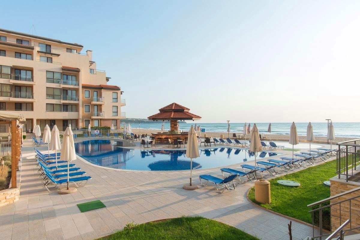 2 Zimmer Wohnung mit direktem Meerblick Obzor Beach Resort Obzor Bulgarien