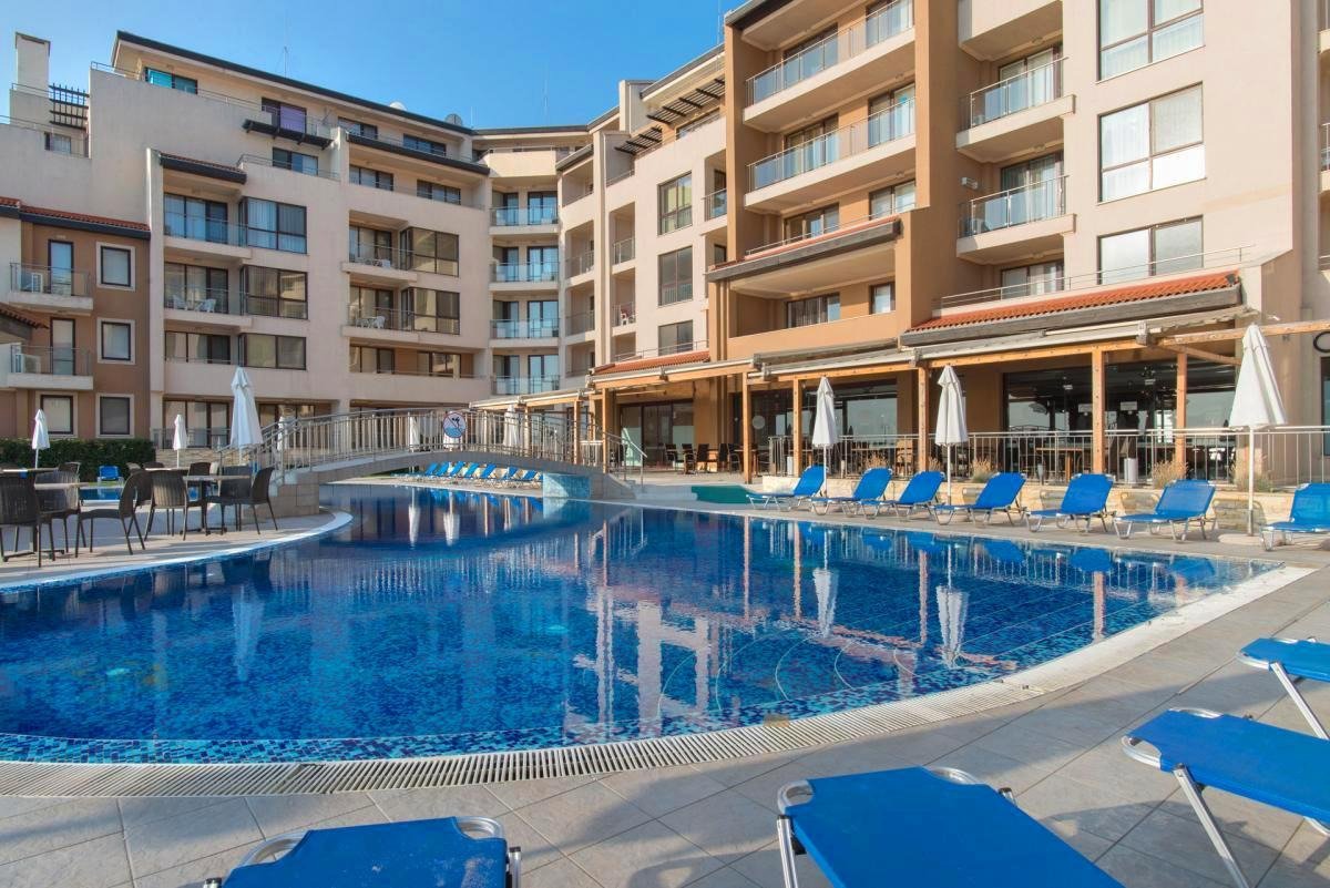 2 Zimmer Wohnung mit direktem Meerblick Obzor Beach Resort Obzor Bulgarien