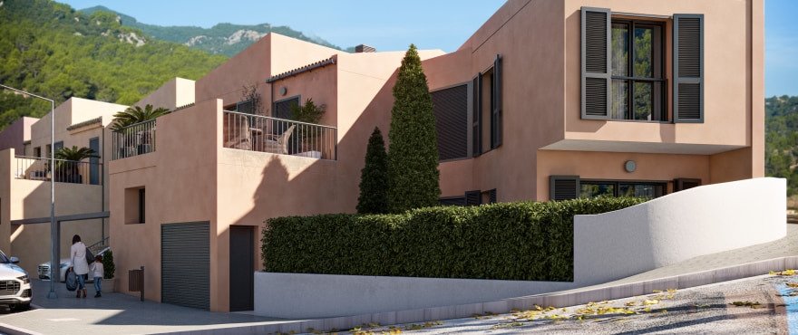 Vollständig möbliertes Musterhaus mit Garten in der Nähe von Tramuntana, Esporles, Mallorca