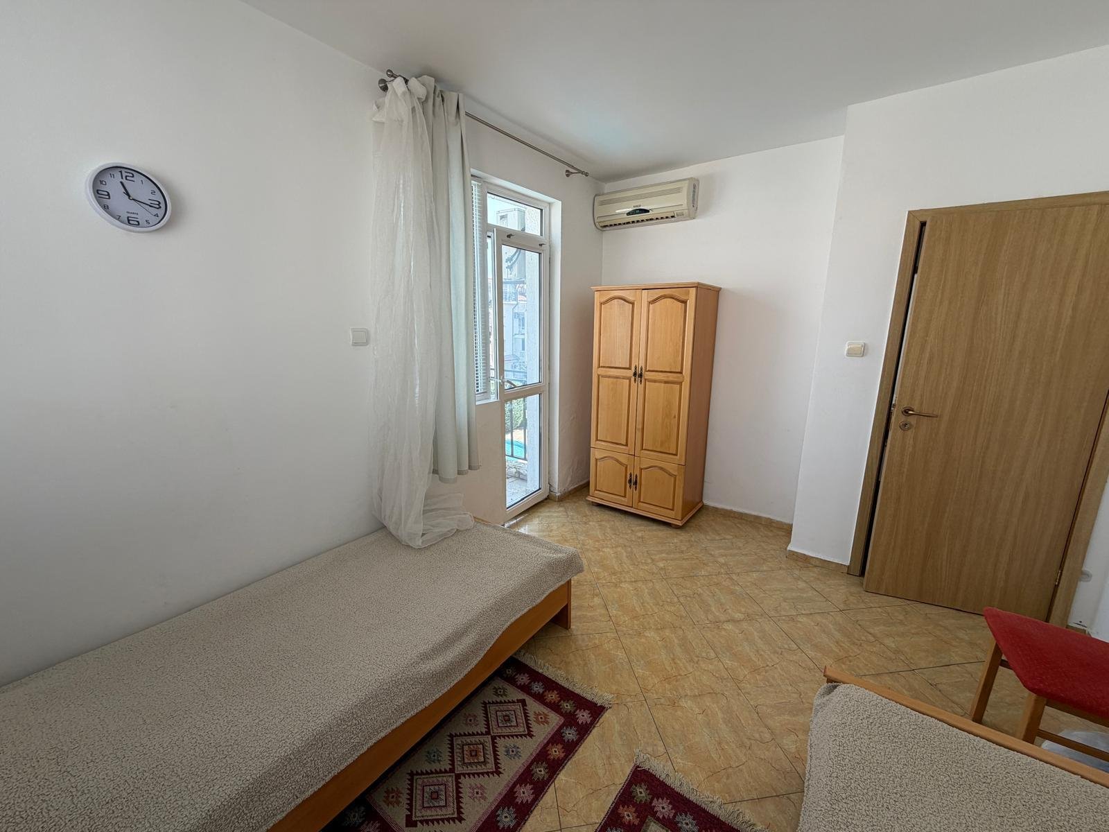 Appartamento con tre stanze e vista sulla piscina nel complesso Bravo 5 a Sunny Beach, Bulgaria