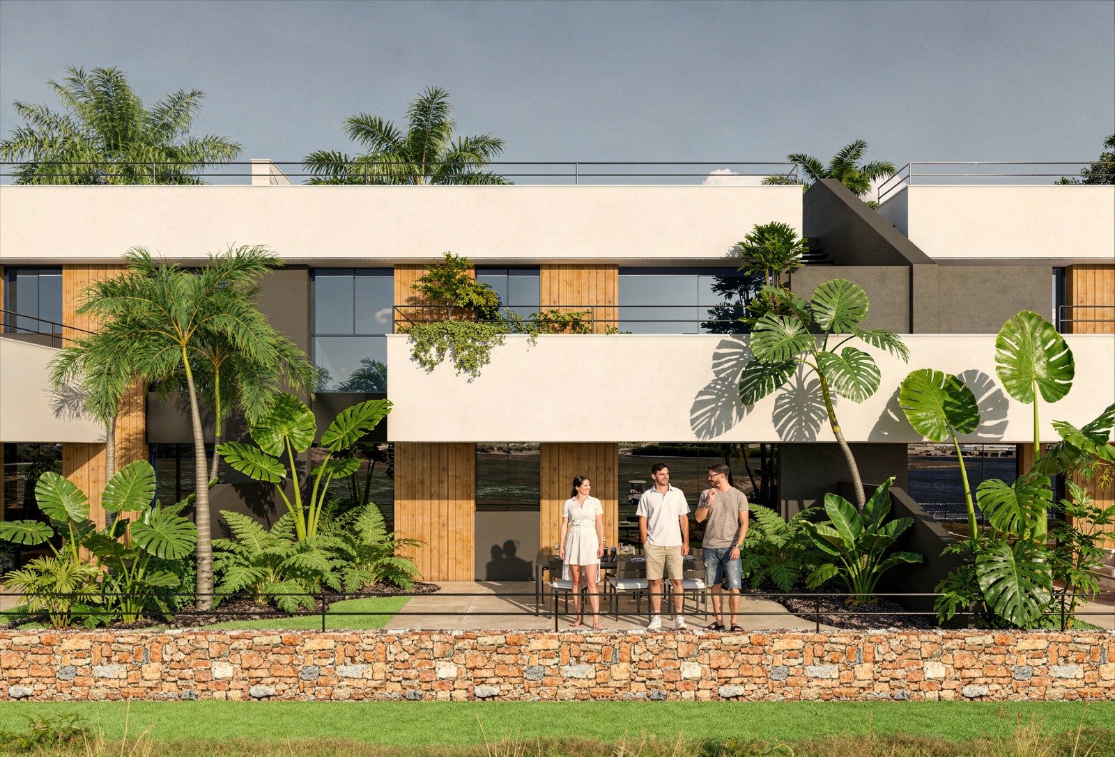 Stilvoller Bungalow mit Solarium am Golfplatz, Los Guardianes, Spanien