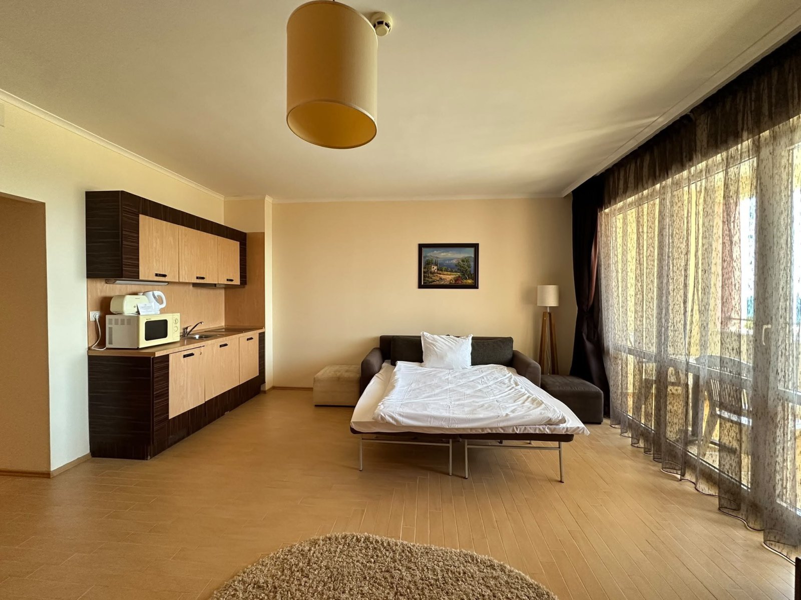 Appartamento con due camere nel complesso „Majestic Beach Resort“ con vista mare e piscina a Sunny Beach, Bulgaria.