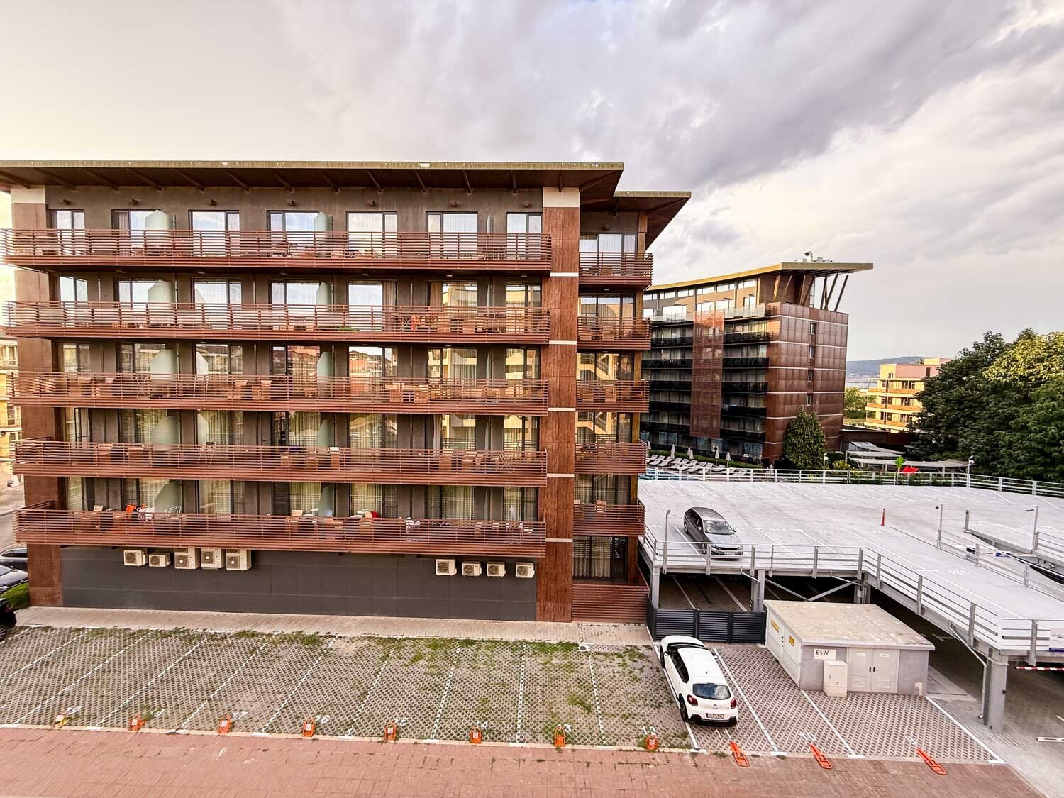 Studio con parziale vista mare nel complesso „Grenada“ a Sunny Beach, Bulgaria