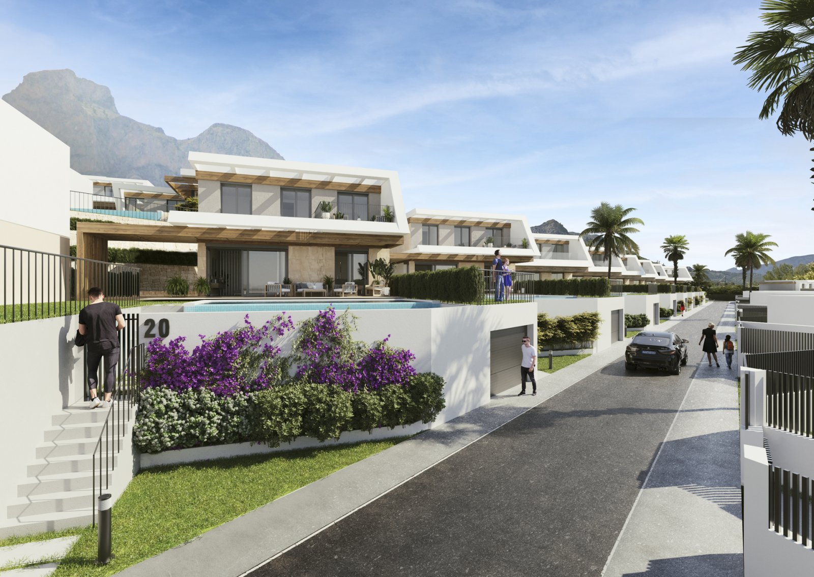 Luxushaus mit Meerblick, Polop