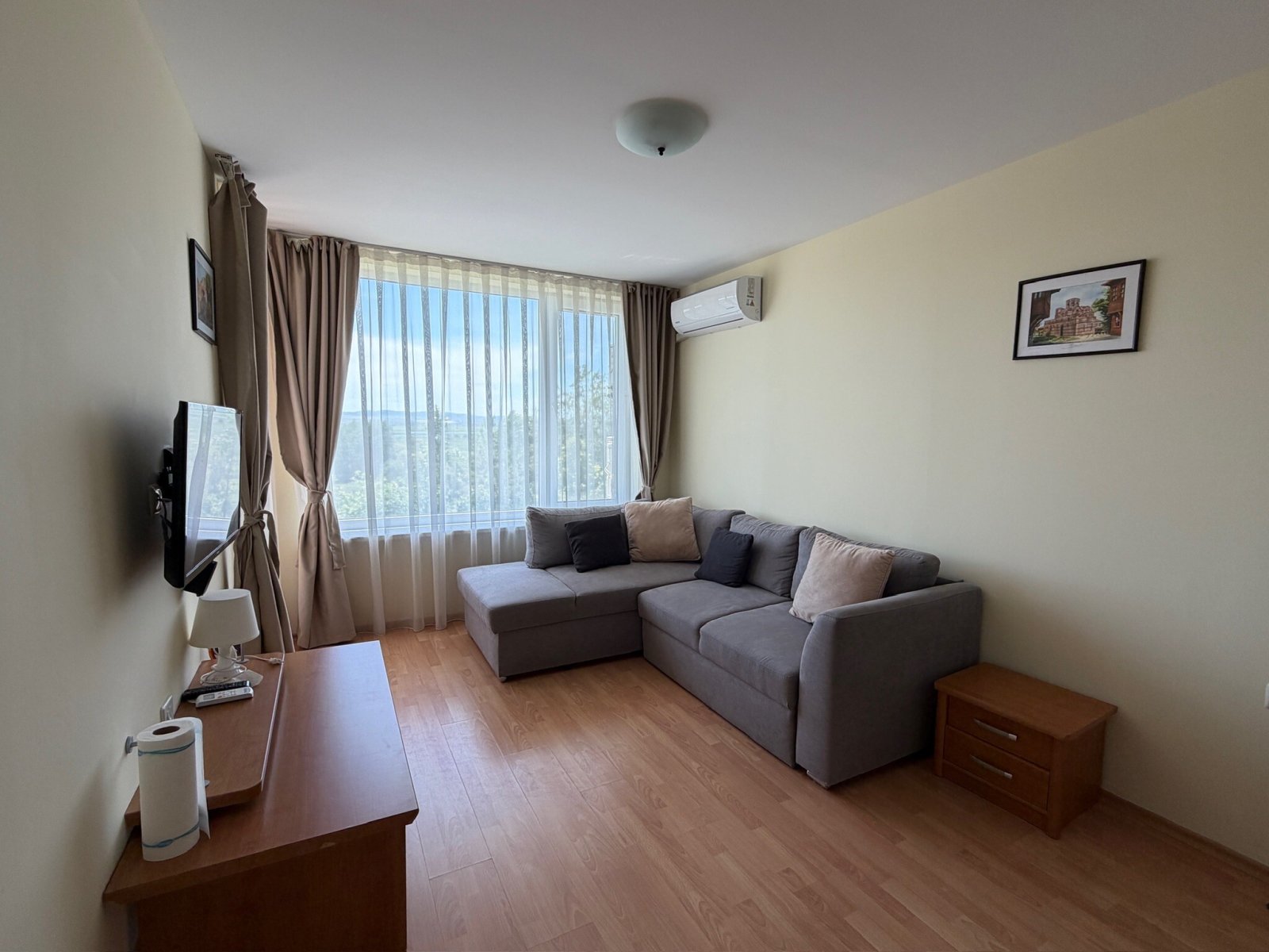 Appartamento con tre locali nel complesso „Nessebar Fort“ a Sonnenstrand, Bulgaria