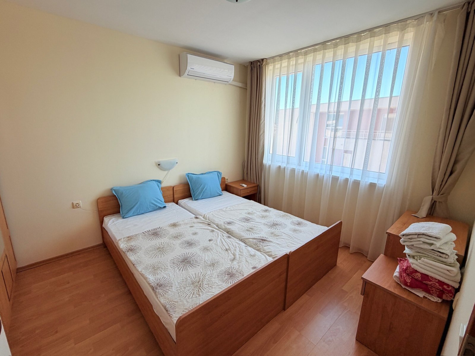 Appartamento con tre locali nel complesso „Nessebar Fort“ a Sonnenstrand, Bulgaria