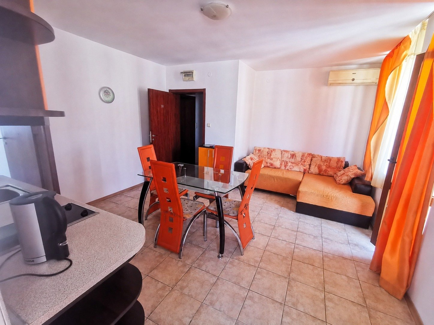 Appartamento con tre camere da letto e vista mare nel complesso „Siana“ a Sveti Vlas, Bulgaria