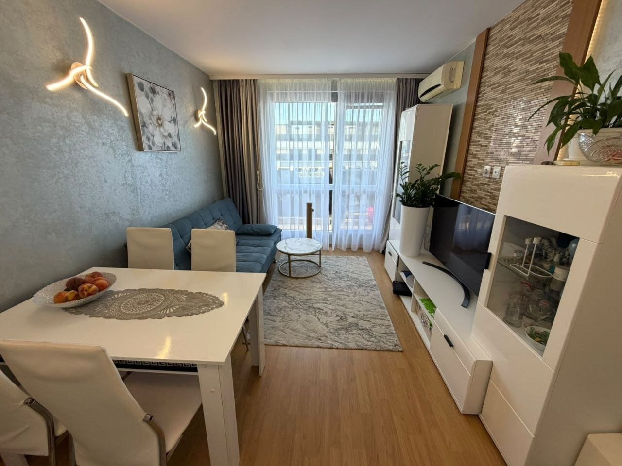 Appartamento con tre camere nel complesso esclusivo „Sweet Homes 1“ a Sonnenstrand, Bulgaria