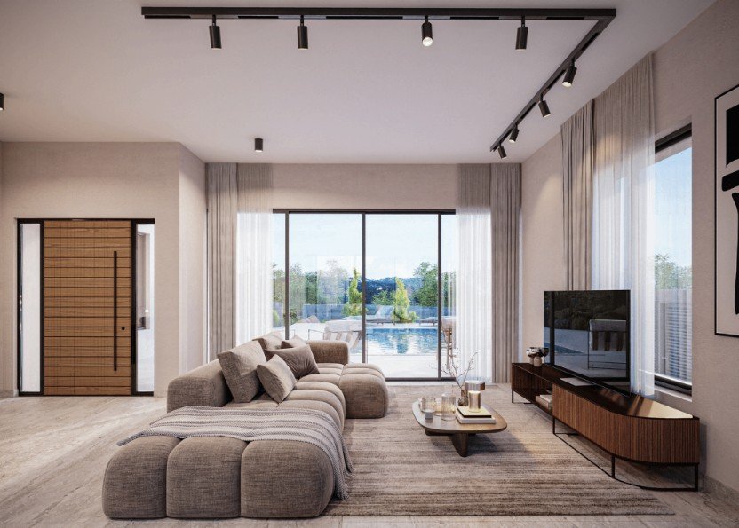Montes – Bungalows mit 4 Schlafzimmern und Meerblick in Tala, Paphos