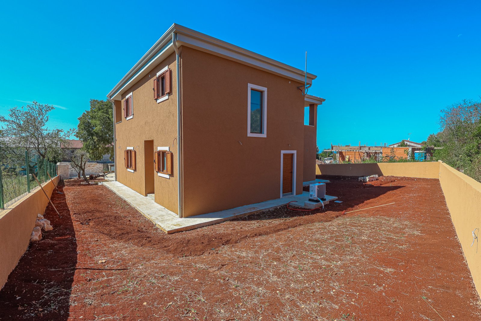 Elegantes Haus mit Pool und Meerblick, Kaštelir-Labinci, Kroatien