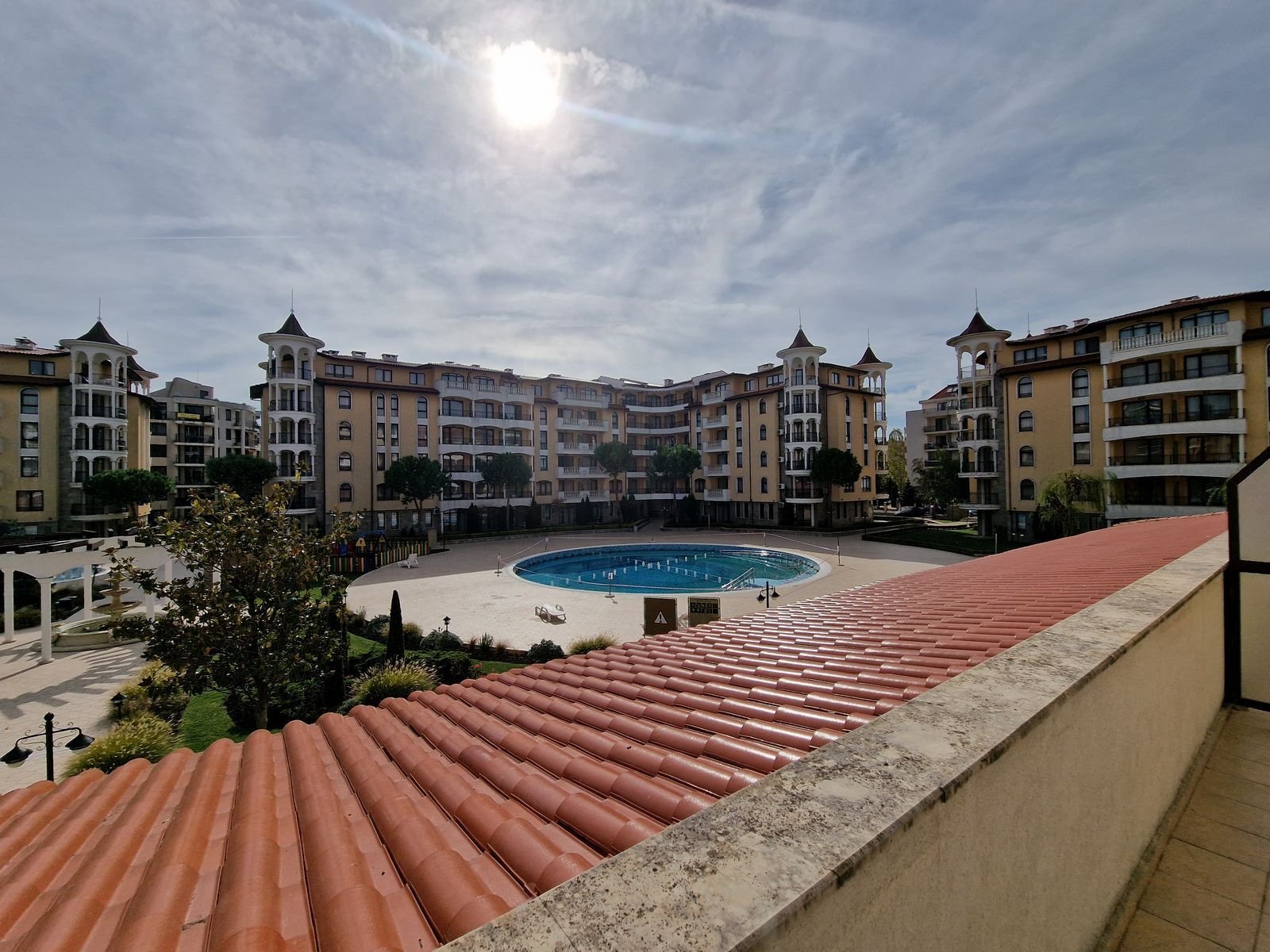 Appartamento con 2 camere da letto e camera separata nel complesso Royal Sun, Sunny Beach, Bulgaria