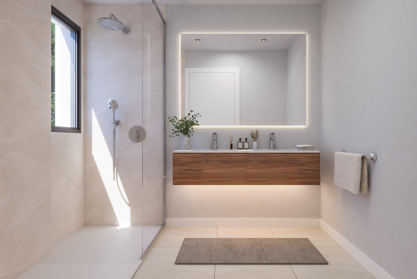 Exklusive Ferienwohnung am Meer, mit Garten und Terrasse, Estepona