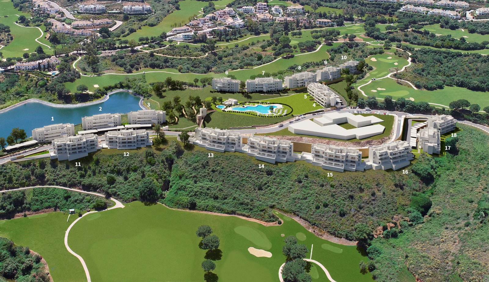 Stilvolle Apartments am Golfplatz, Mijas