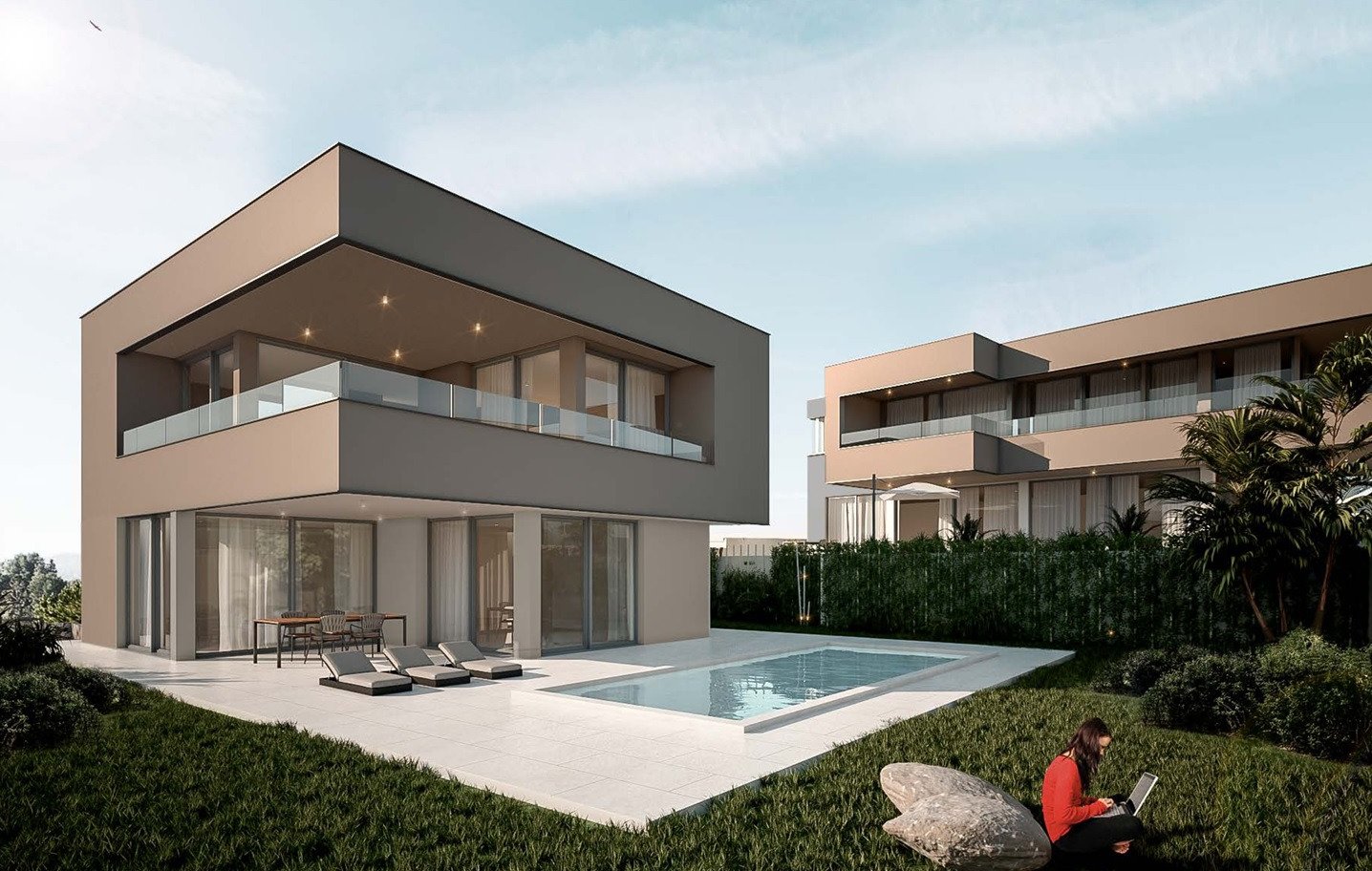 Luxusvilla mit Pool, Wellnessbereich und Meerblick, Punat, Kroatien