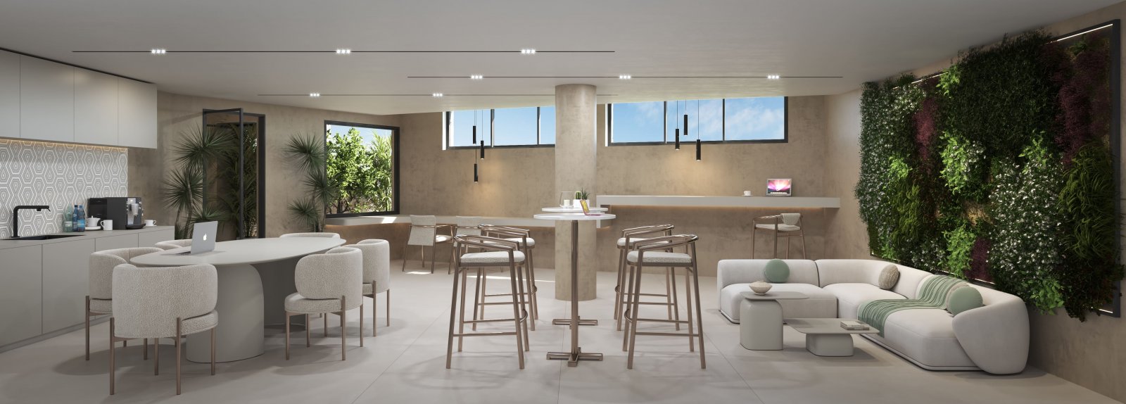 Luxuriöses Apartment mit Garten, Terrassen und Meerblick, Málaga, Spanien