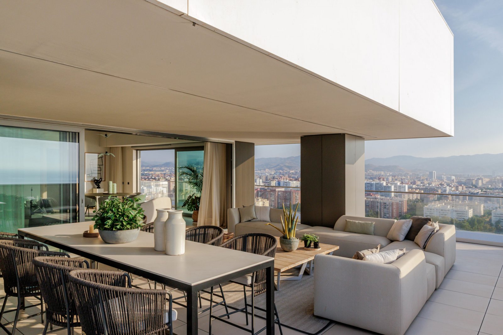Premium-Apartment mit privatem Pool und Panoramablick, Málaga, Spanien