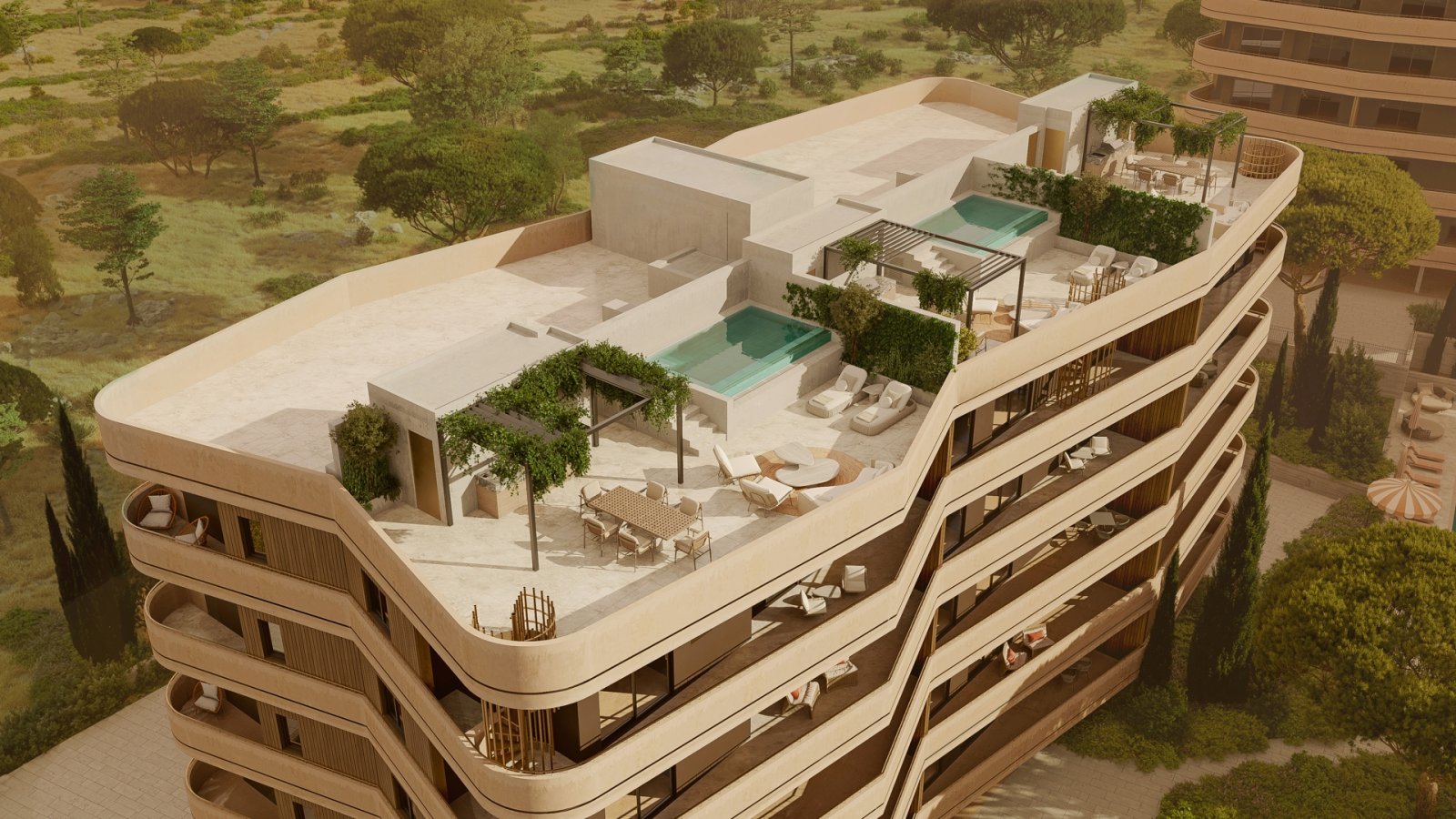 Modernes Apartment mit Meerblick, Limassol