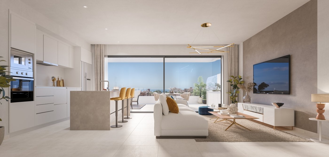Moderne Apartments mit Pool am Meer, Reinoso