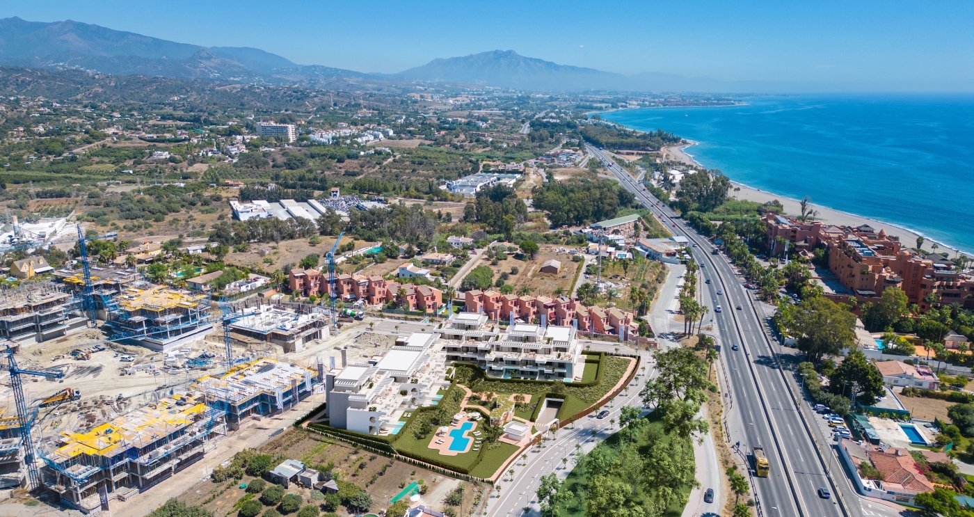 Moderne Apartments mit Pool am Meer, Reinoso