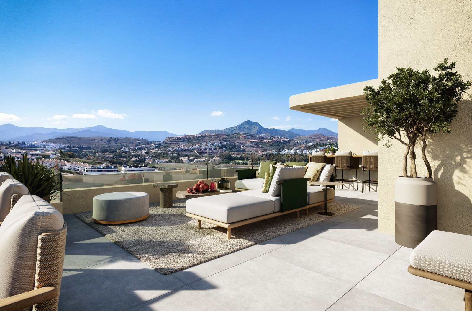 Modernes Apartment am Meer und Golfplatz, Estepona