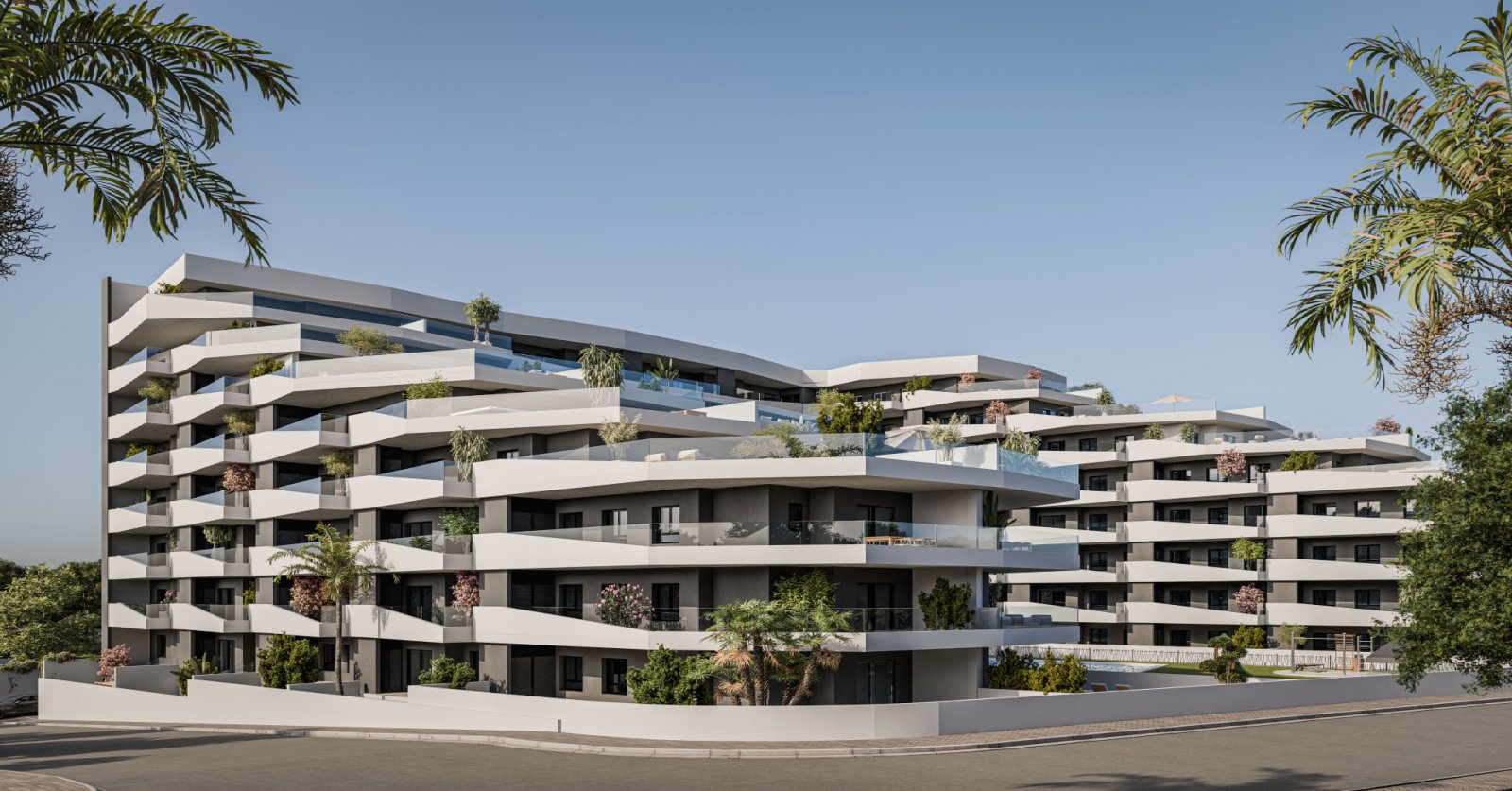 Moderne Wohnung mit Garten, ruhige Lage in San Miguel de Salinas