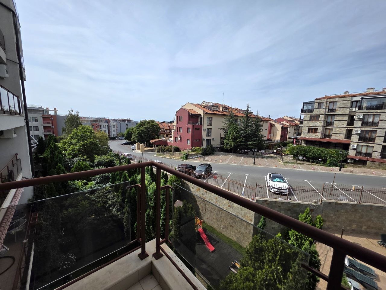 Monolocale con vista sulla piscina nel complesso Helios, Sveti Vlas, Bulgaria