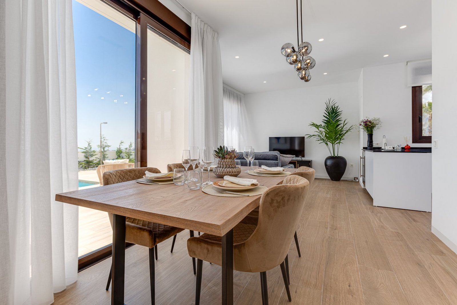 Exklusive freistehende Häuser mit Pool und Meerblick, Finestrat