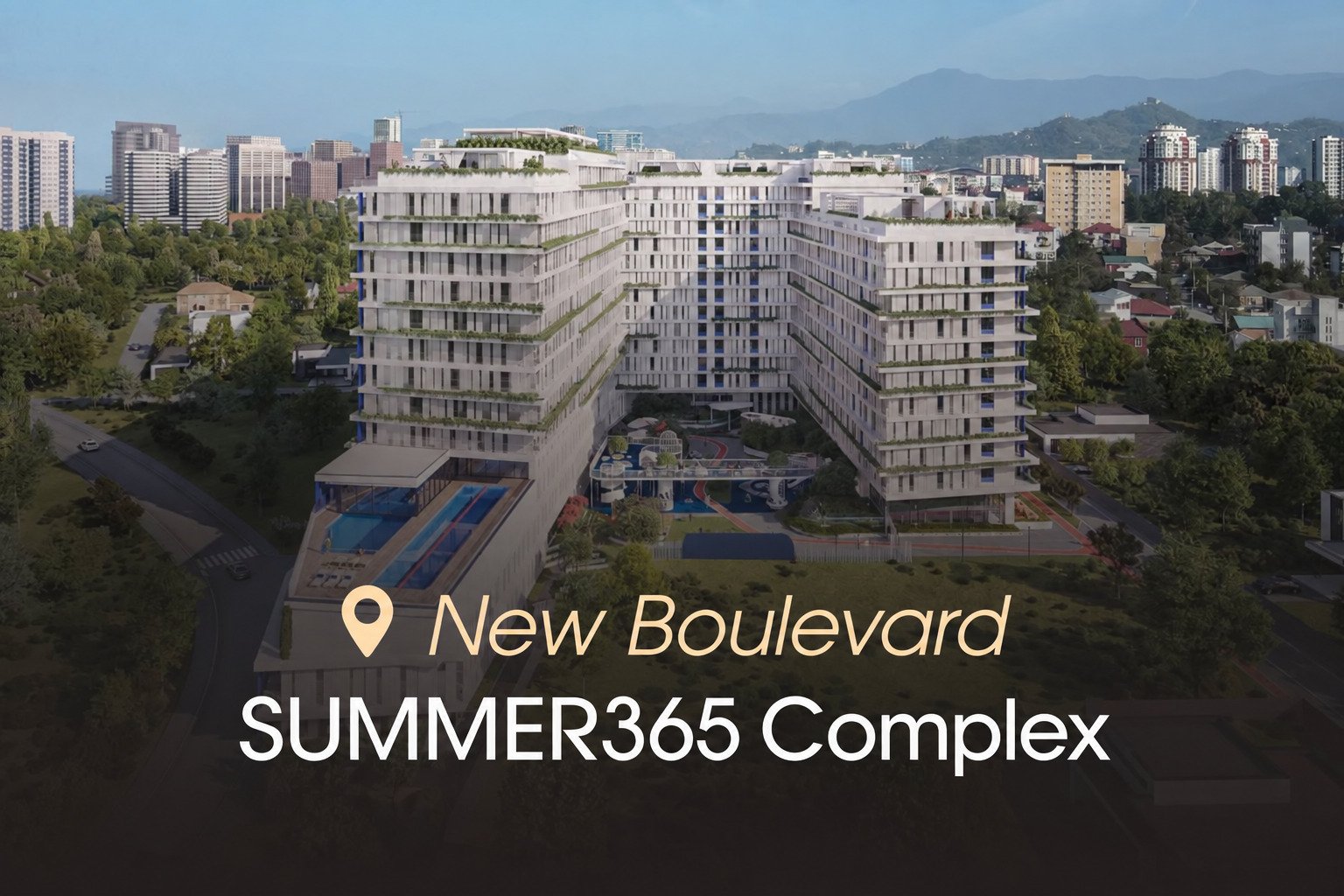 Appartamento esclusivo con 1 camera da letto – New Boulevard, Batumi, Georgia – Concetto unico di città nella città