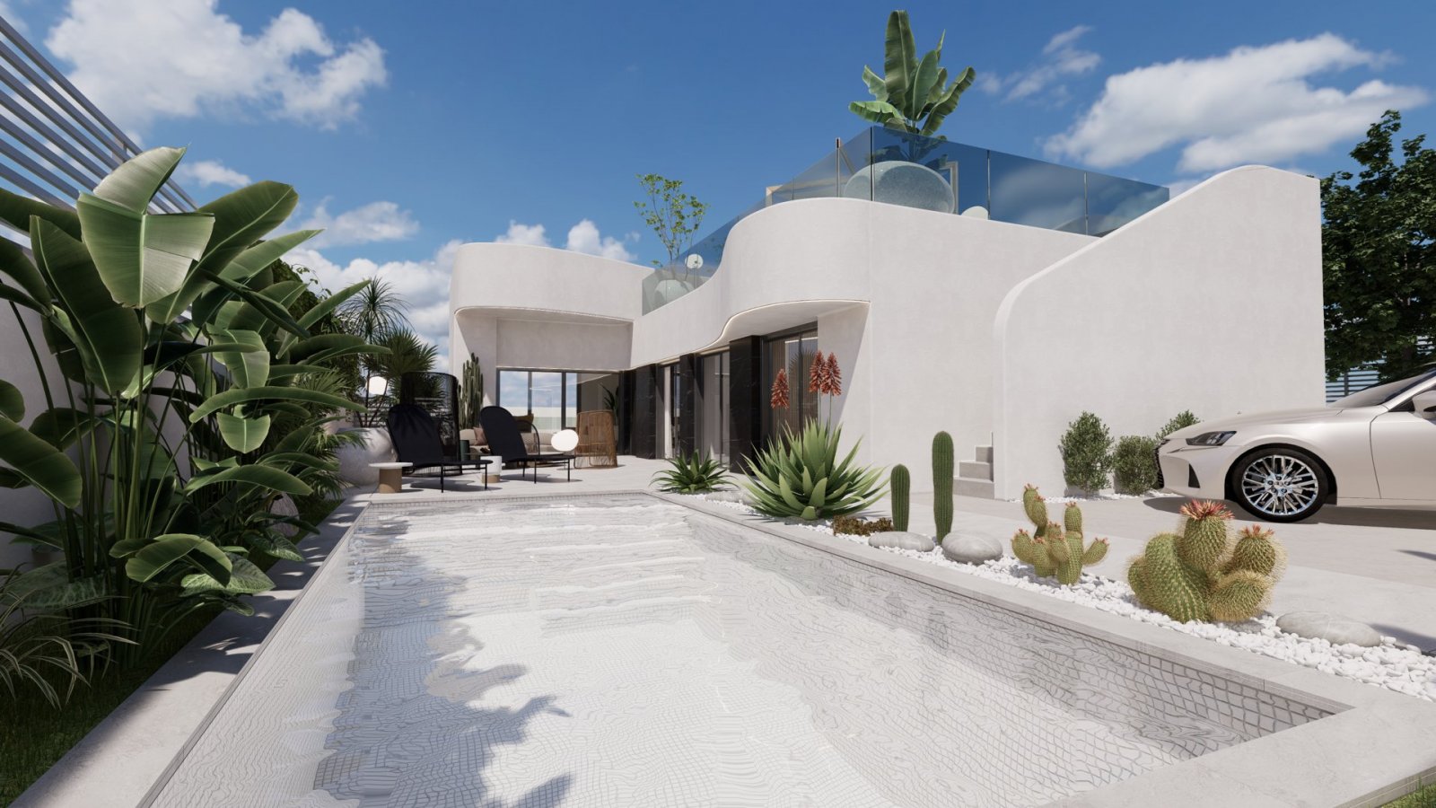 Moderne Einfamilienhäuser mit privatem Pool, Ciudad Quesada