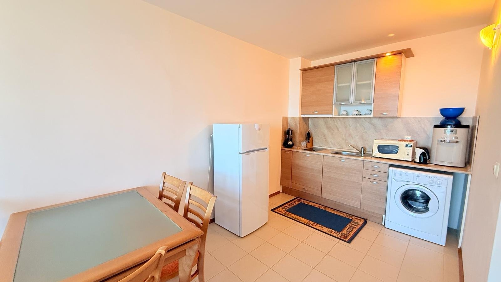 Appartamento con due stanze con vista mare nel complesso Esperanto a Nessebar, Bulgaria