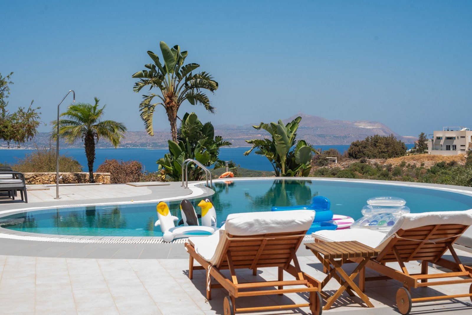 Wohnung mit Meerblick, Galerie und Gemeinschaftspool, Kambia, Apokoronas, Chania