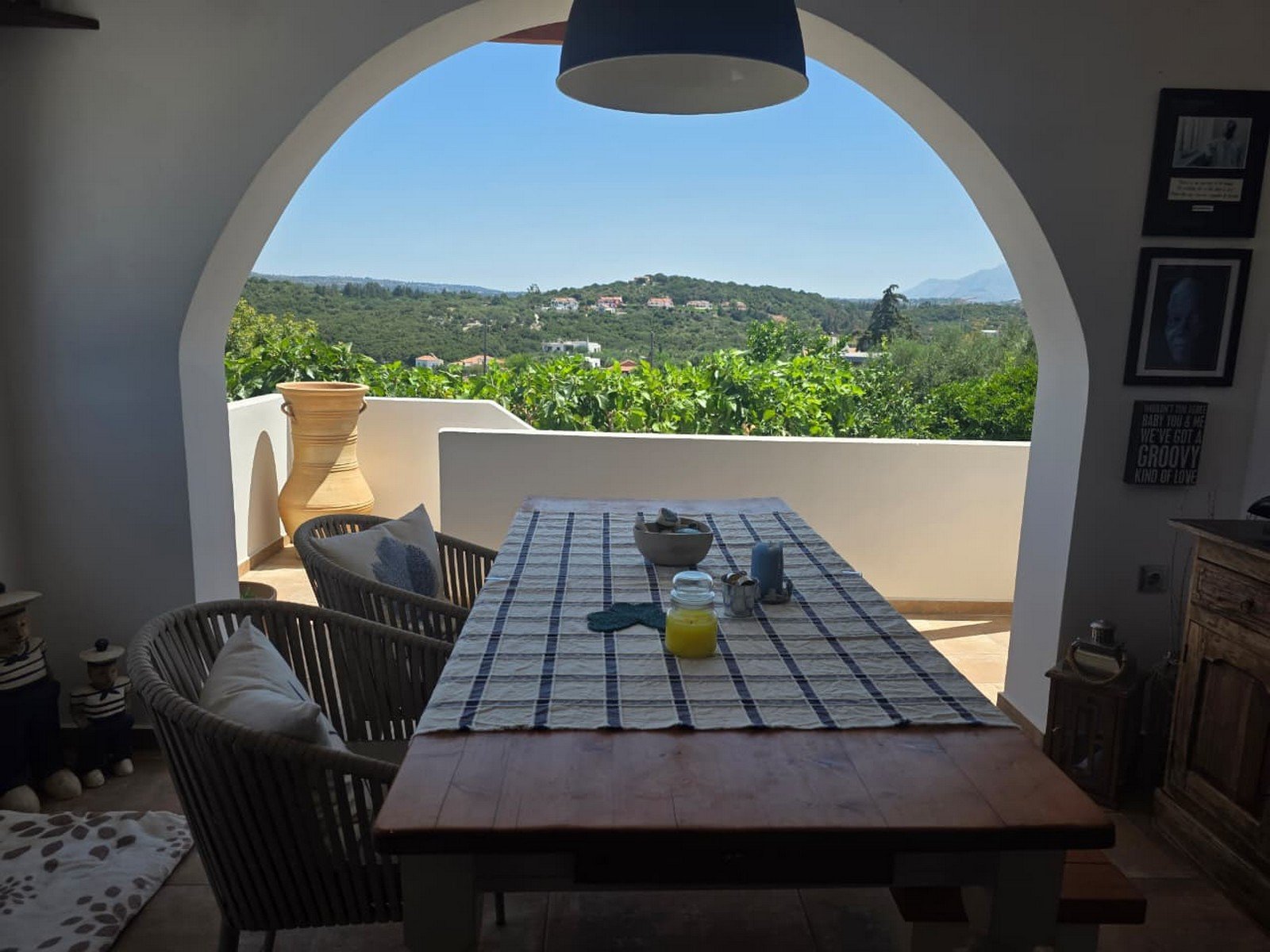 Villa mit Meer- und Bergblick und Pool, Tsivaras, Apokoronas, Chania