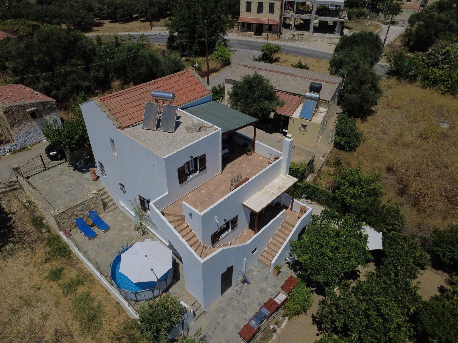 Villa mit Meer- und Bergblick und Pool, Tsivaras, Apokoronas, Chania