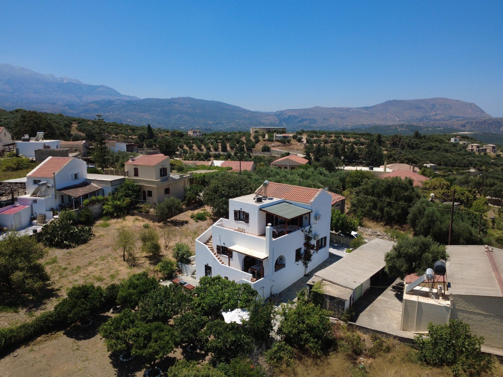 Villa mit Meer- und Bergblick und Pool, Tsivaras, Apokoronas, Chania