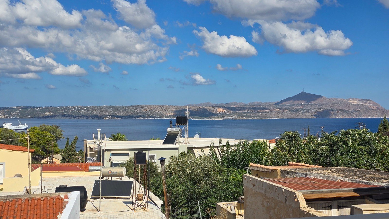 Traditionelles Steinhaus mit Meer- und Bergblick, Plaka, Apokoronas, Chania