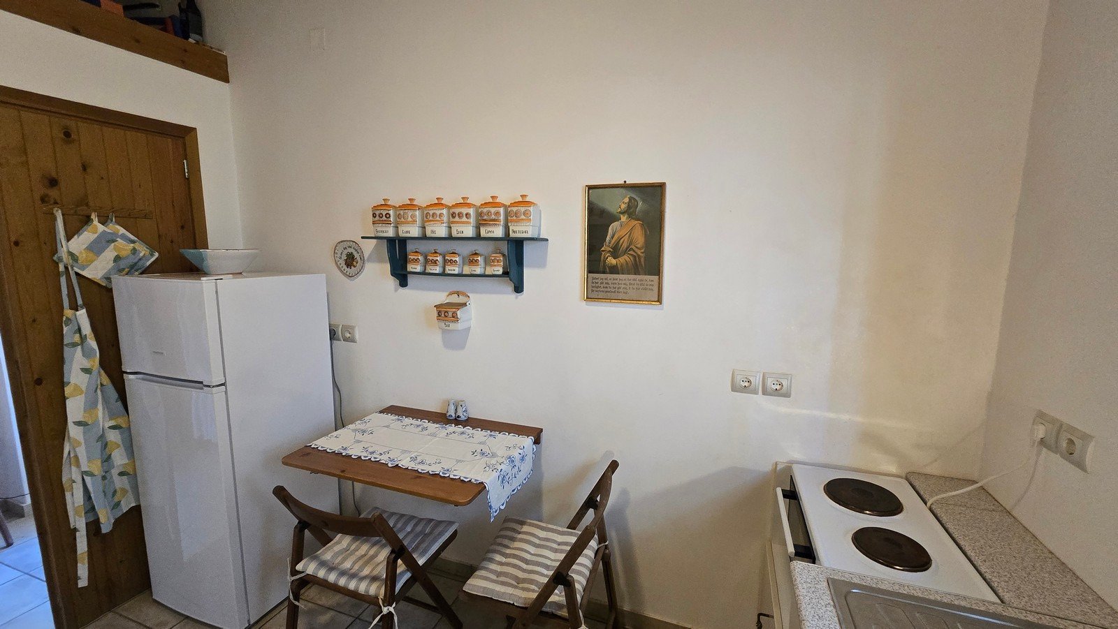 Traditionelles Steinhaus mit Meer- und Bergblick, Plaka, Apokoronas, Chania
