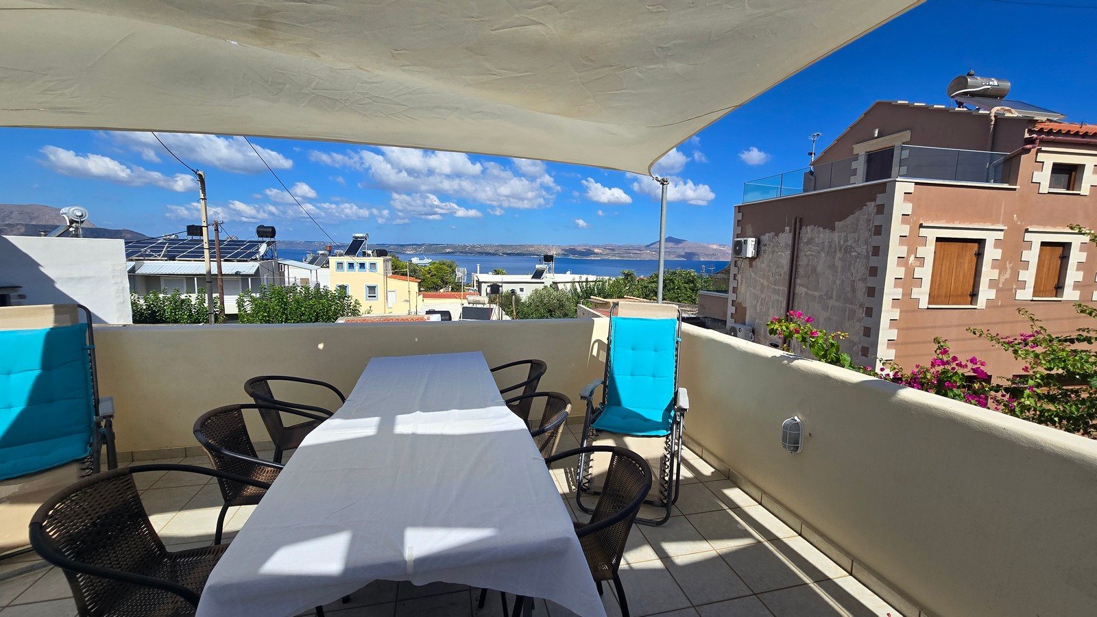 Traditionelles Steinhaus mit Meer- und Bergblick, Plaka, Apokoronas, Chania