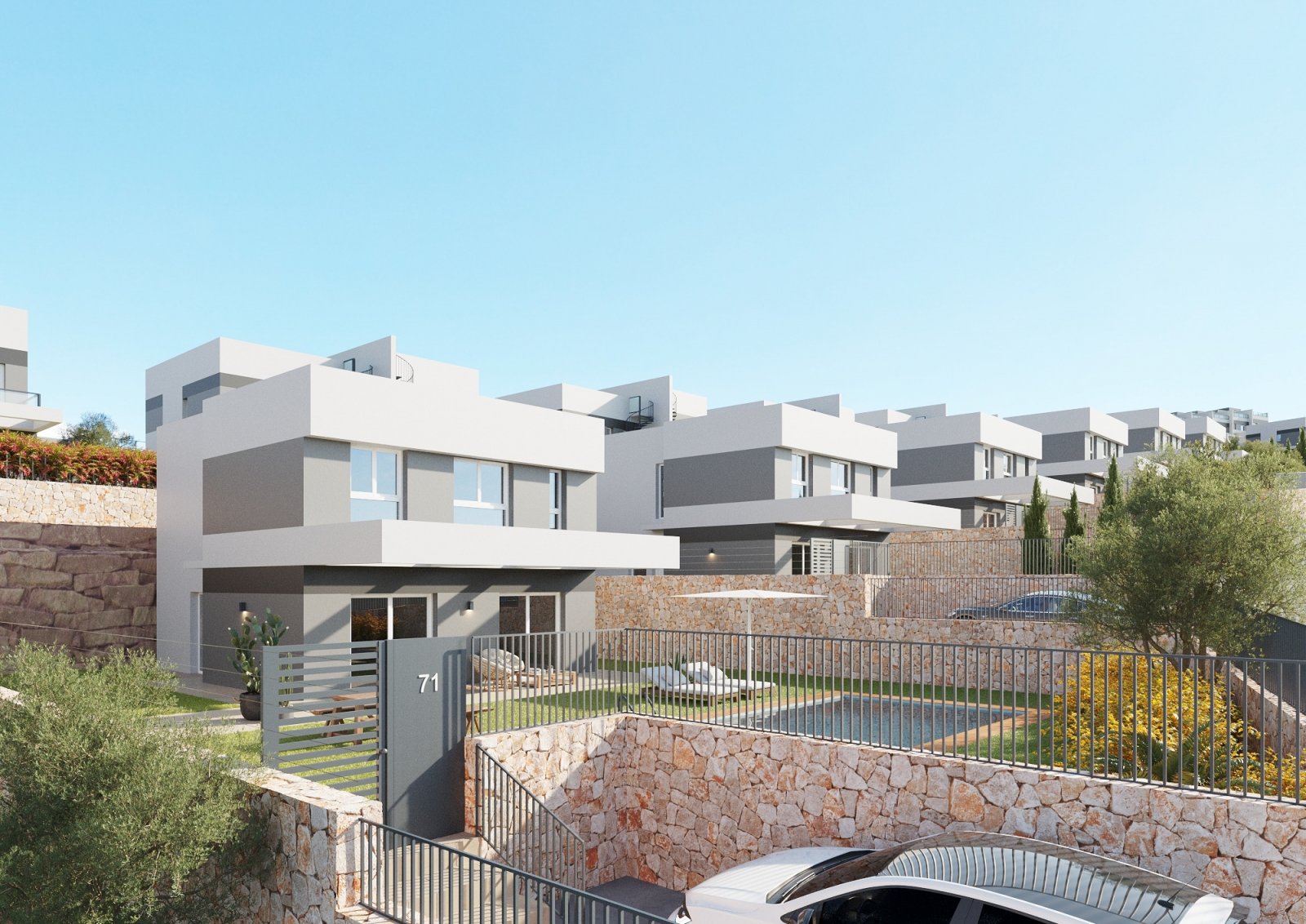 Letzte bezugsfertige Villa in Finestrat: 4 Schlafzimmer, 248 m² Grundstück, Blick auf Puig Campana