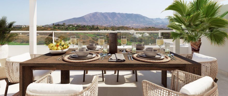 Penthouse mit 93 m² Terrasse und Panoramablick auf den Golfplatz La Cala, Mijas – 3 Schlafzimmer